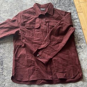 Eddie Bauer Maroon Flannel